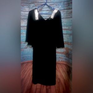 ⚜️"MSK" WOMEN'S SEQUINED SLEEVE MIDI DRESS.⚜️